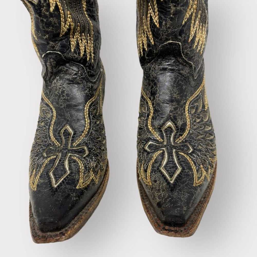 CORRAL Wings and Cross Western  Cowgirl Textured … - image 5