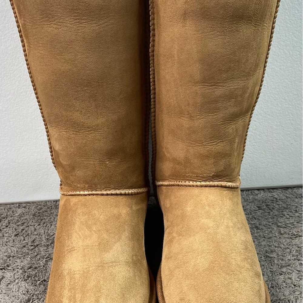 UGG CLASSIC TALL WOMEN BOOT  SUEDE  CHESTNUT - image 3