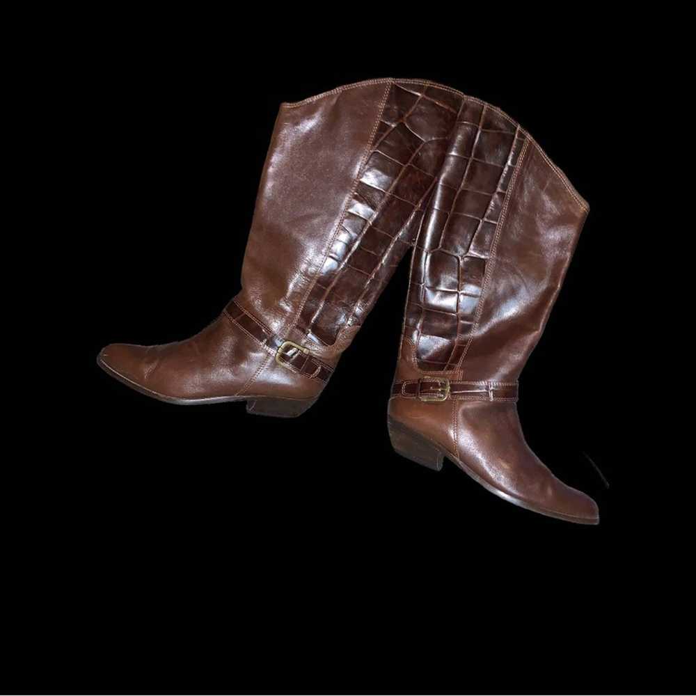 Bandolino Made In Italy Brown Upper Leather Boots… - image 4