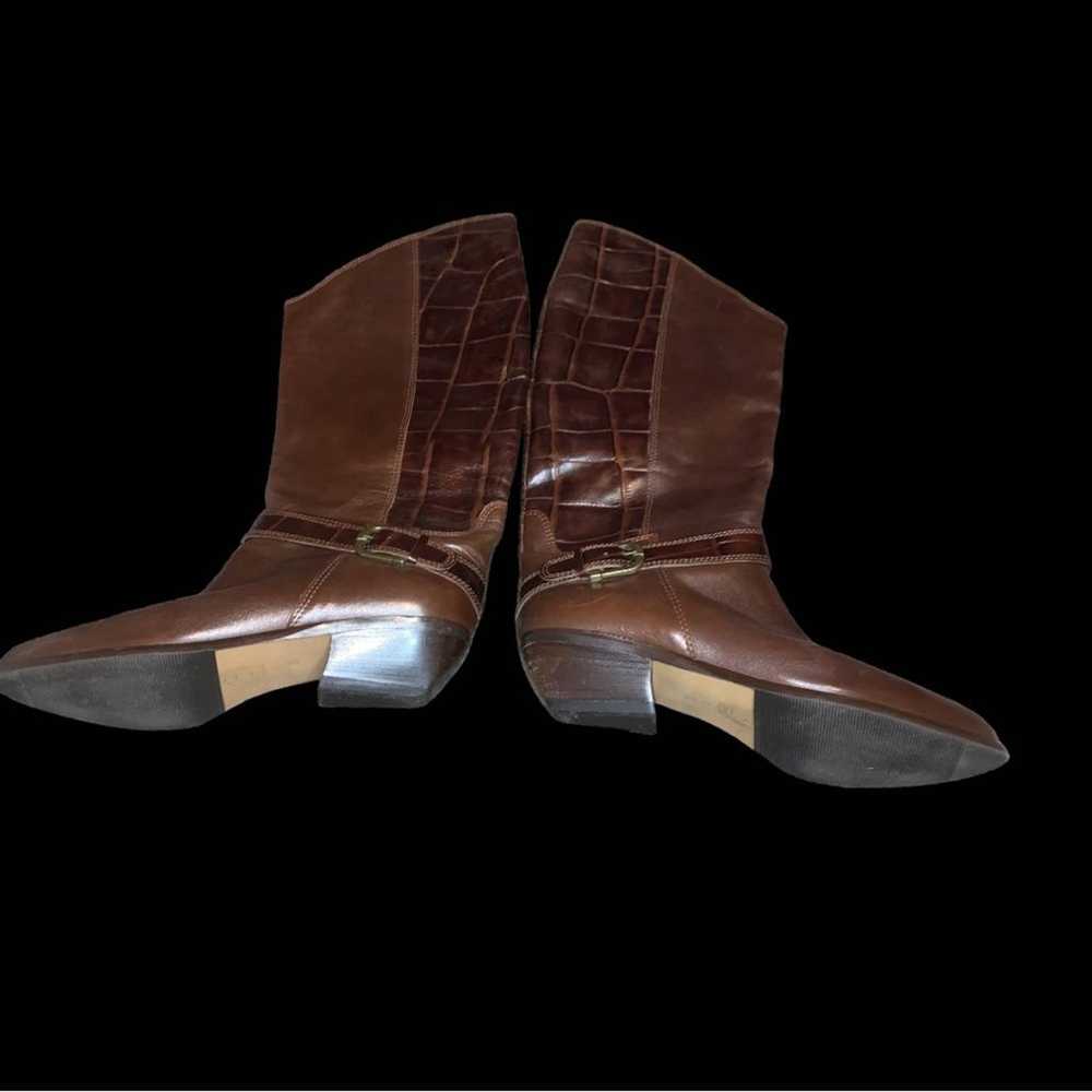 Bandolino Made In Italy Brown Upper Leather Boots… - image 7