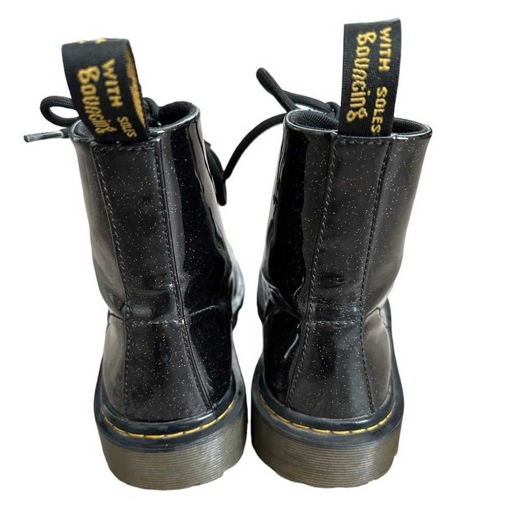 Dr. Martens Glitter Black Boots Luana Lace Up Com… - image 5