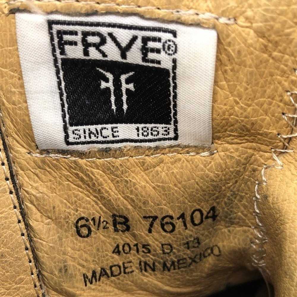 Frye Lynn Strap Short Zipper Ankle Boots 6.5B - image 8