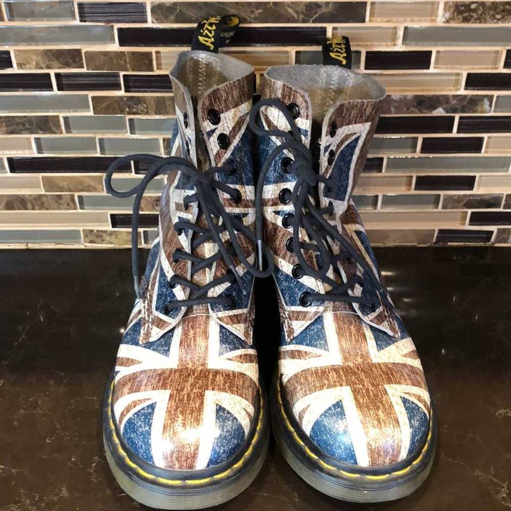 DR. MARTENS DELANEY IN CLASSIC UNION JACK SOFTY T… - image 4