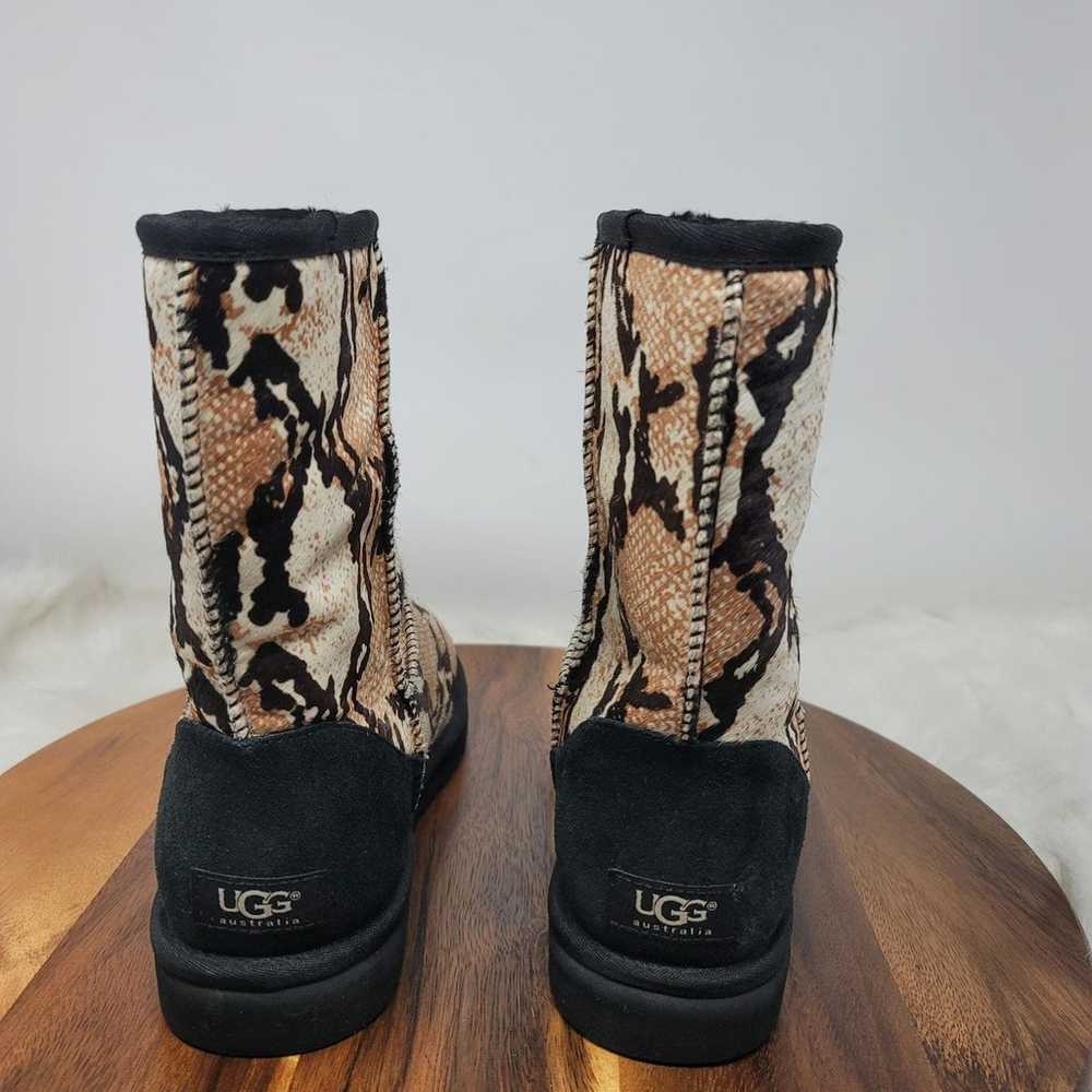 UGG Animal Print Calf Hair Women's Boots 10 - image 4