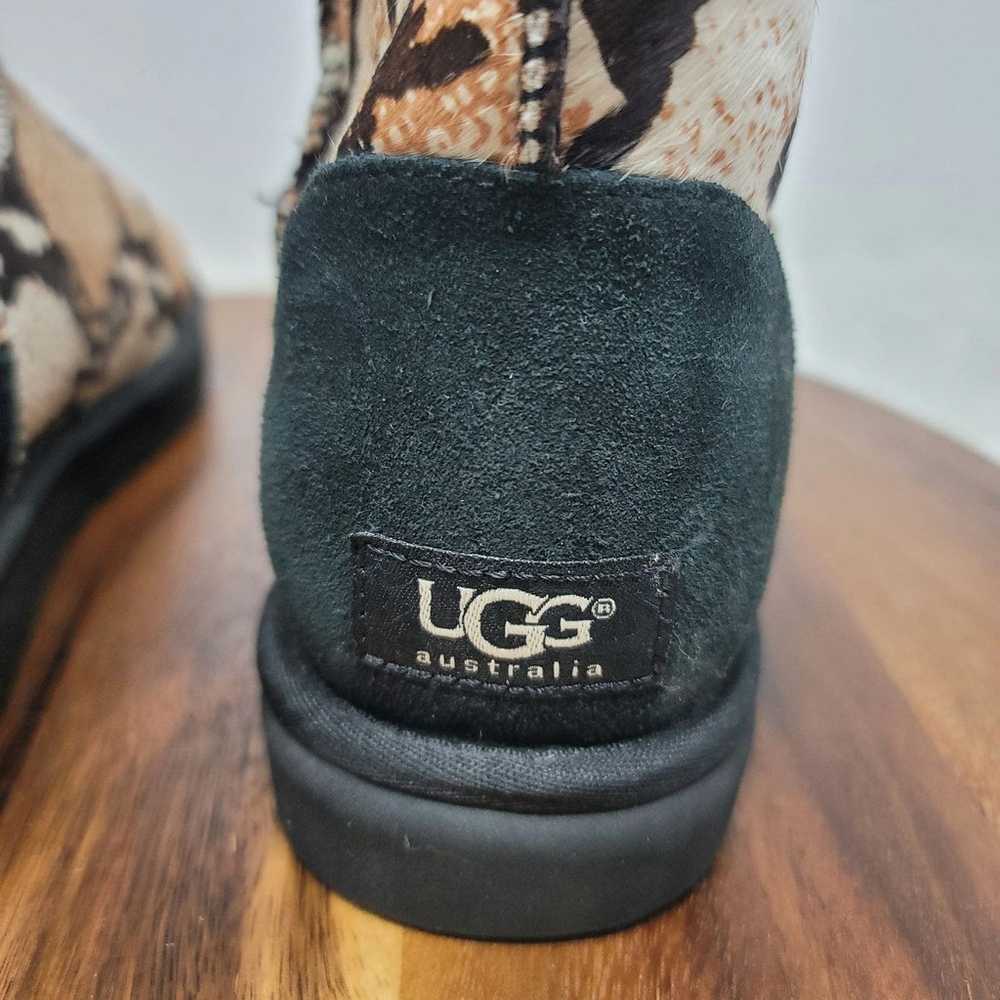 UGG Animal Print Calf Hair Women's Boots 10 - image 5