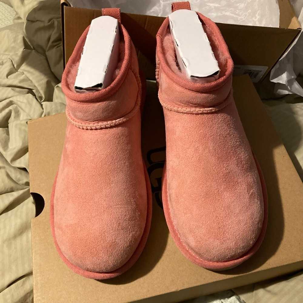 Pink Ugg ultra mini boots - image 2