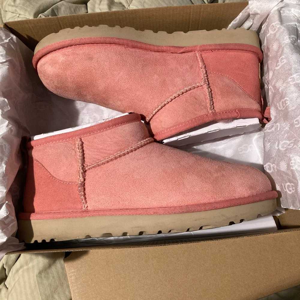 Pink Ugg ultra mini boots - image 6