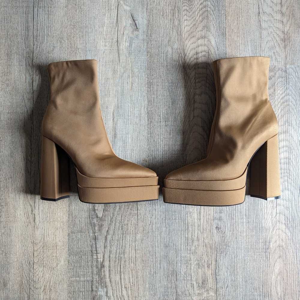 Free People X Jeffrey CampbellSatin Platform Bloc… - image 1