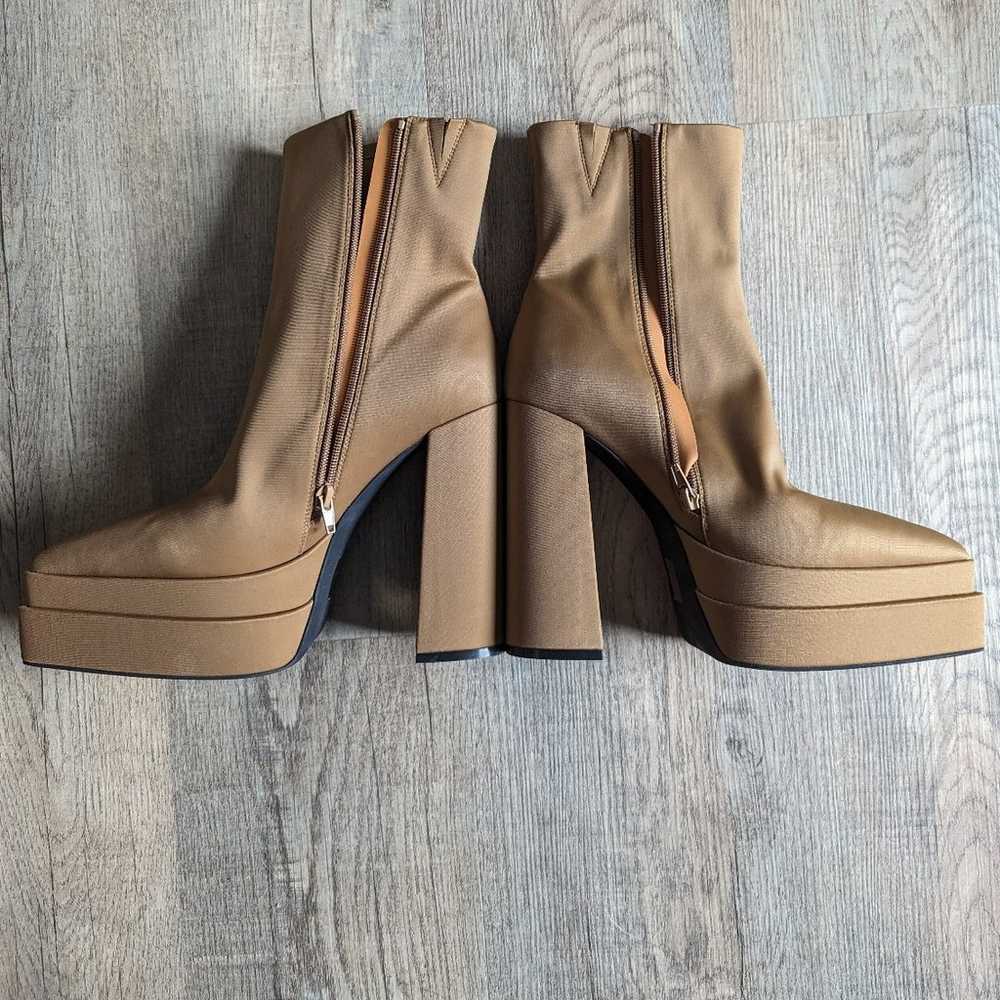 Free People X Jeffrey CampbellSatin Platform Bloc… - image 2