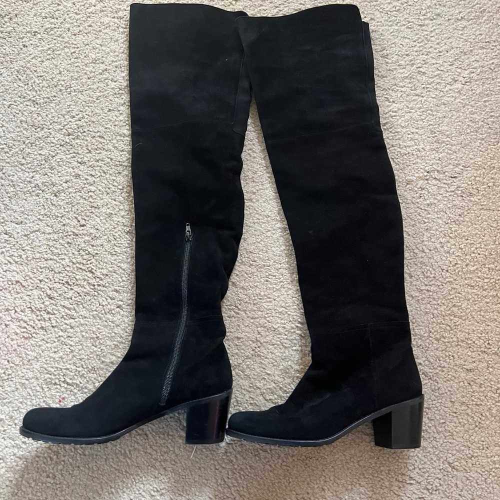 Like New Black Stuart Weitzman Over the Knee Boots - image 3