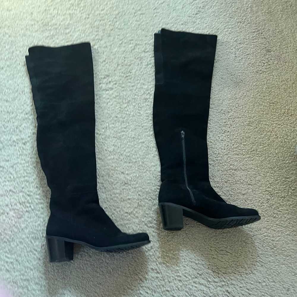 Like New Black Stuart Weitzman Over the Knee Boots - image 4