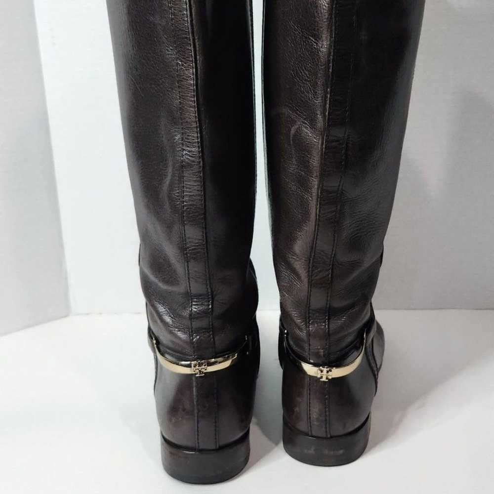 Tory Birch Leather Knee High Riding Boots - image 10