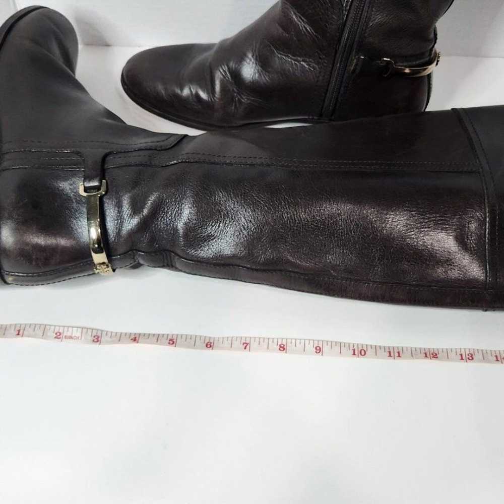 Tory Birch Leather Knee High Riding Boots - image 11
