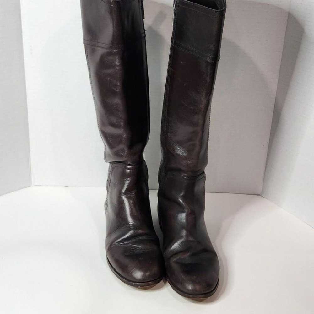 Tory Birch Leather Knee High Riding Boots - image 4