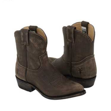 RARE Frye Western Boho Ankle Cowboy Boots - image 1
