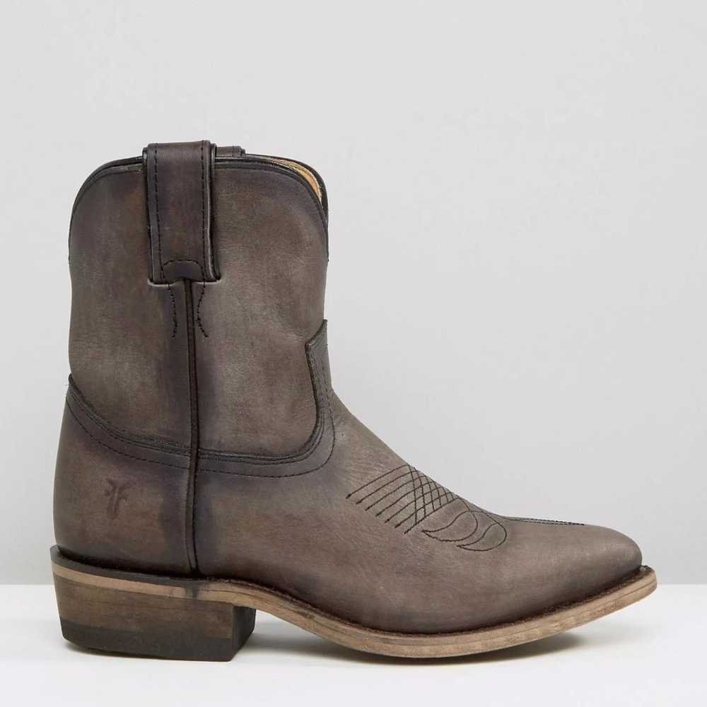 RARE Frye Western Boho Ankle Cowboy Boots - image 2
