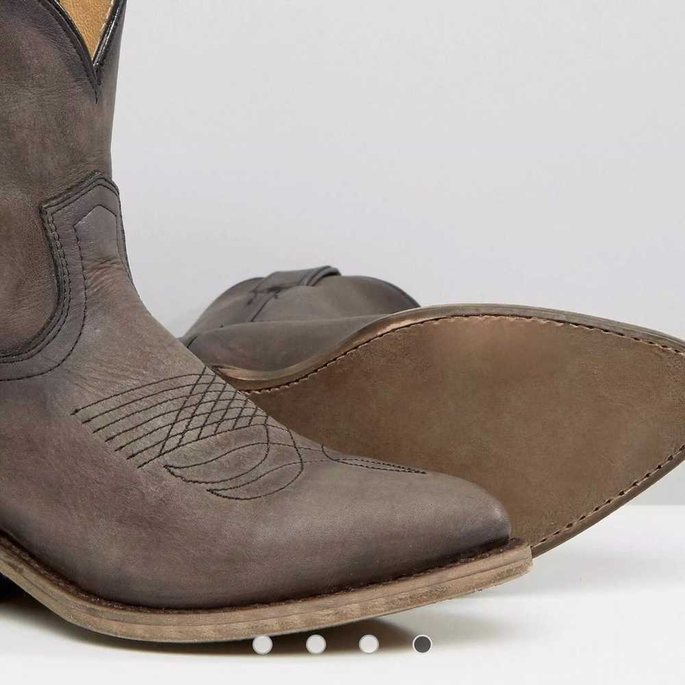 RARE Frye Western Boho Ankle Cowboy Boots - image 3