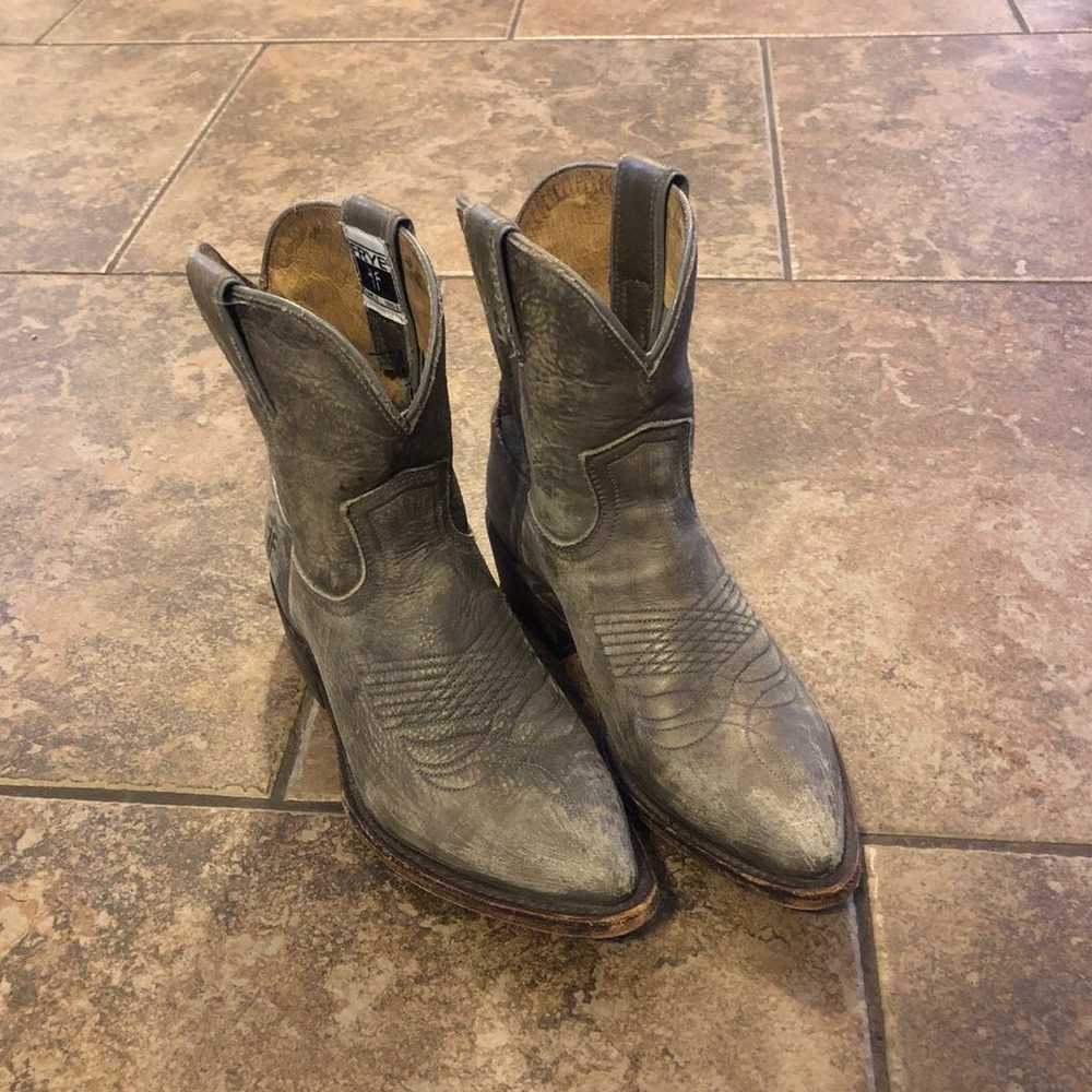 RARE Frye Western Boho Ankle Cowboy Boots - image 6