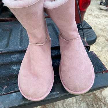 UGG Australia Pink Suede Boots - image 1