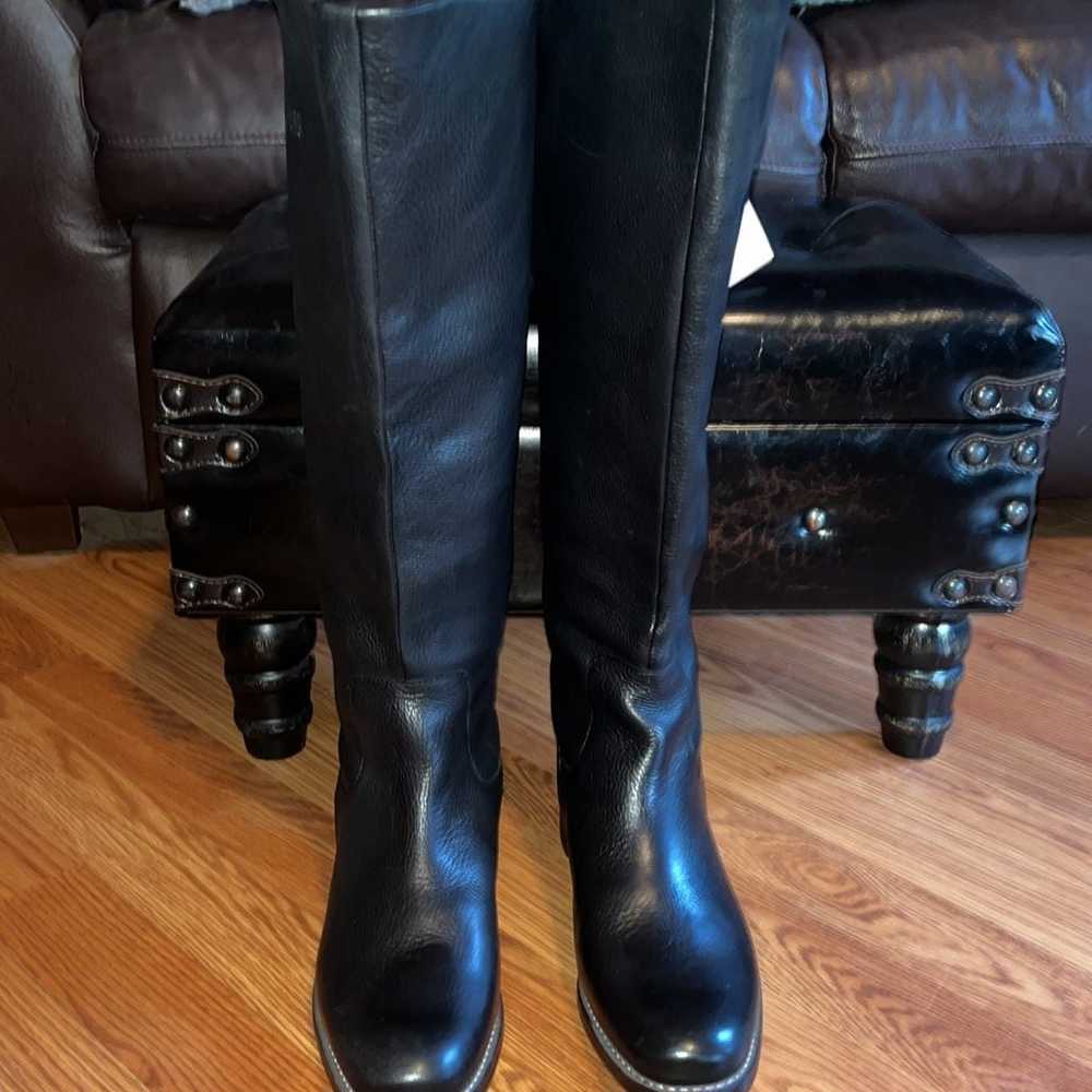 Franco Sarto Black Wide Calf Knee High Boot - image 1