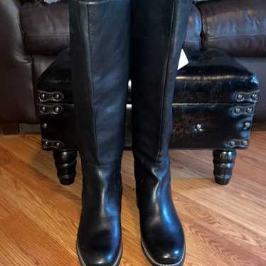 Franco Sarto Black Wide Calf Knee High Boot - image 1