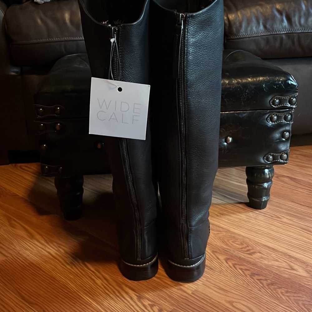 Franco Sarto Black Wide Calf Knee High Boot - image 3