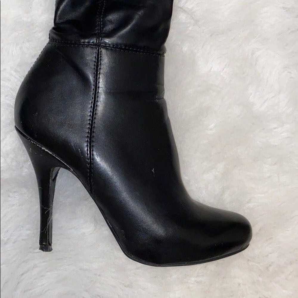 Guess Over the Knee Boots Black Size 7 - image 3