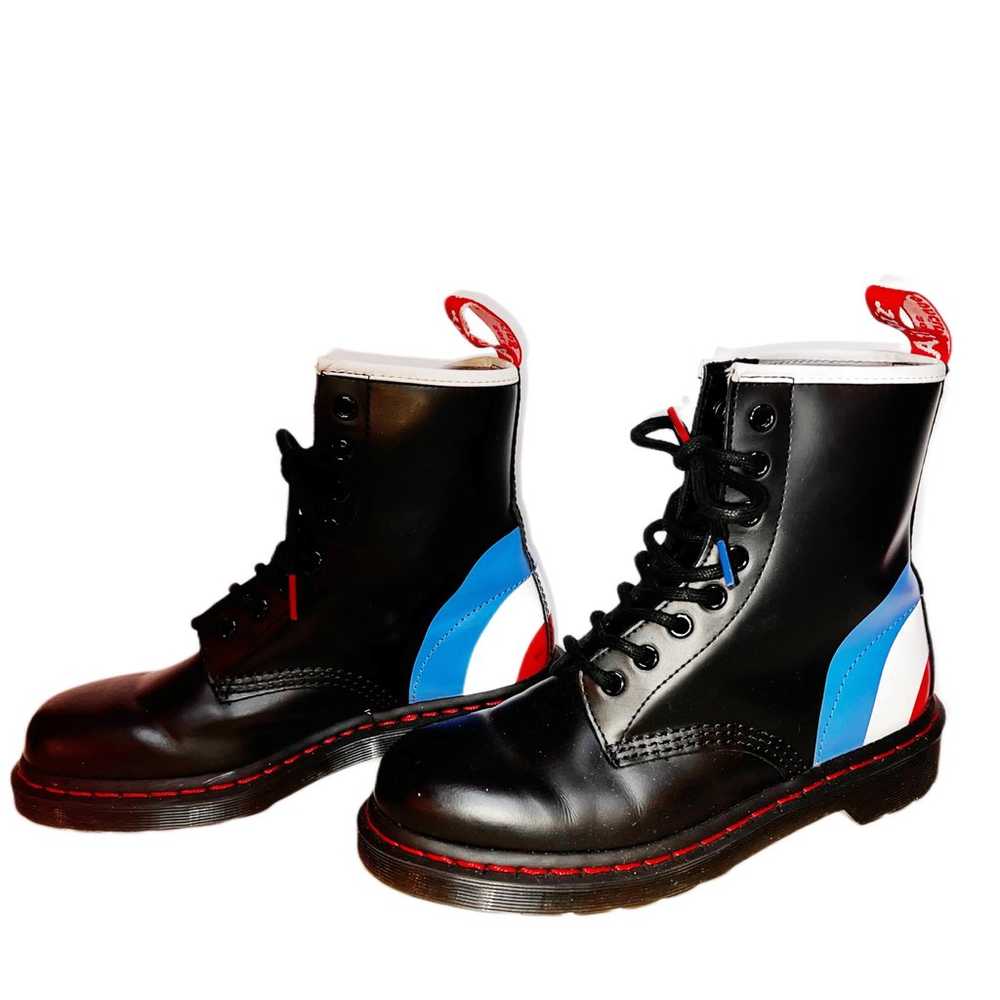 Dr. Martens X The Who Smooth Black Leather Boots.… - image 2