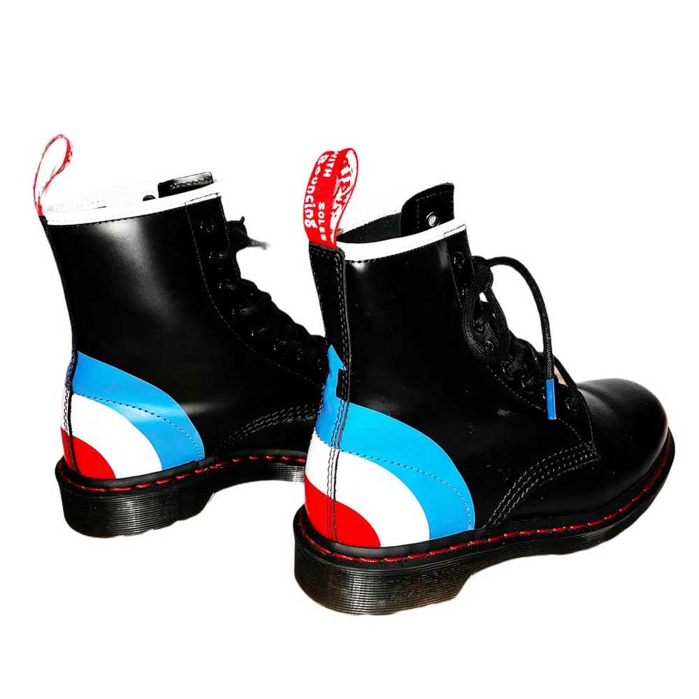 Dr. Martens X The Who Smooth Black Leather Boots.… - image 4