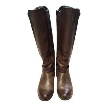 Bussola Arnell Tall Leather Brown Calf Height Boo… - image 1