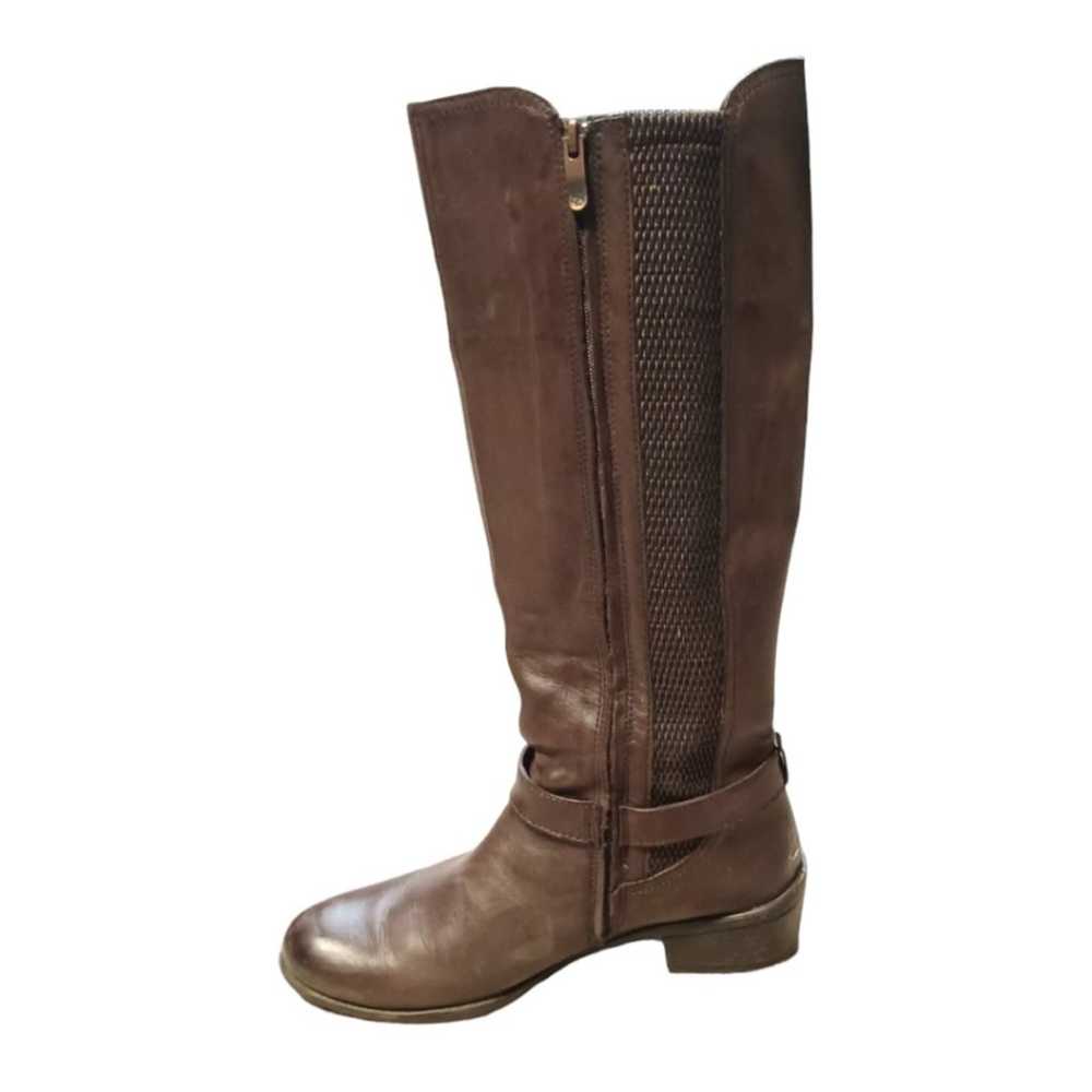 Bussola Arnell Tall Leather Brown Calf Height Boo… - image 7