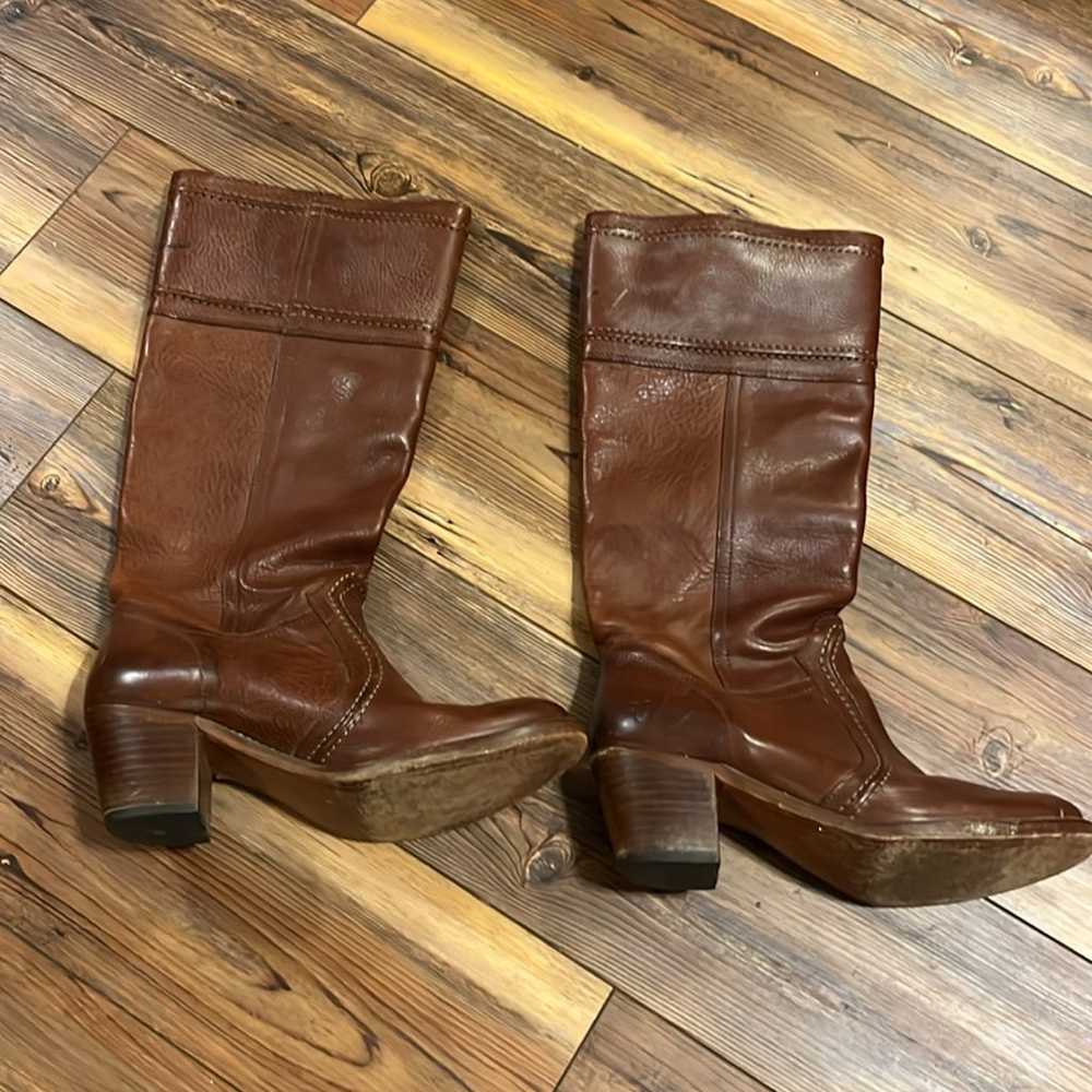 Size 9B Frye Jane Tall Pull On Boots - image 2