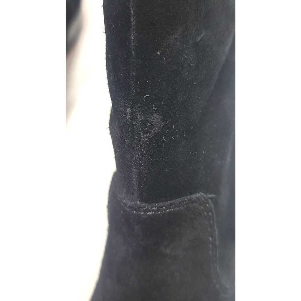 Frye and Co Caden Stitch Black suede tall knee hi… - image 10
