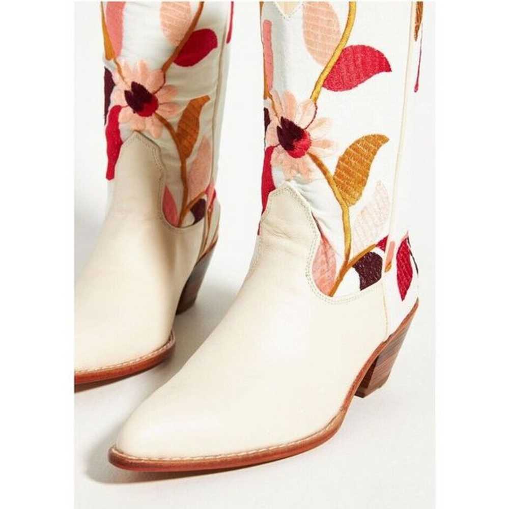 New Anthropologie Momo Embroidered Western Boots … - image 2