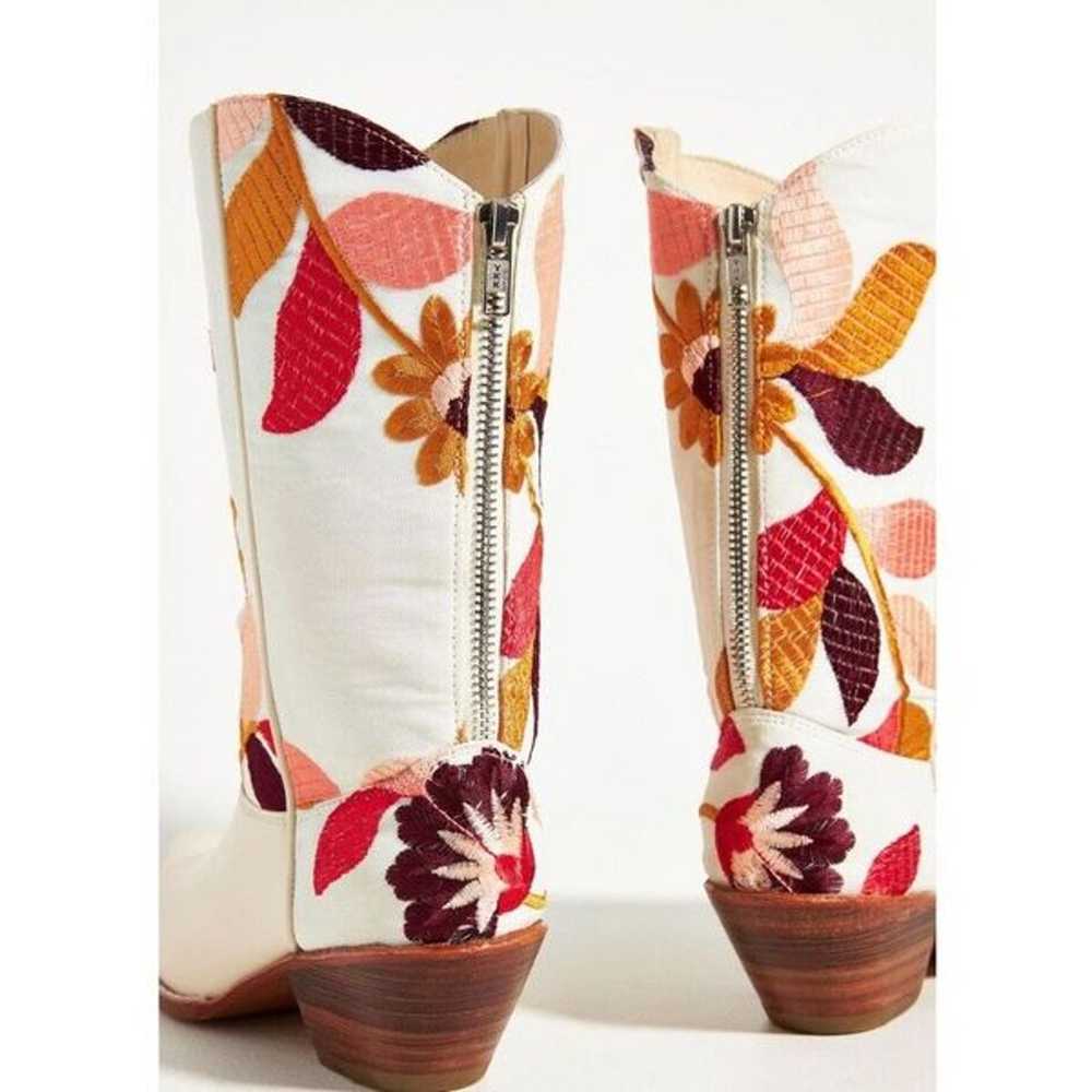 New Anthropologie Momo Embroidered Western Boots … - image 3