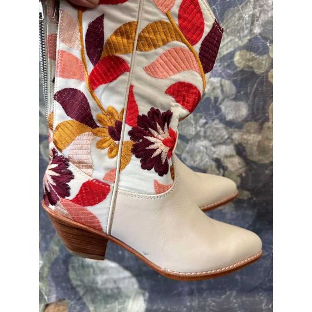 New Anthropologie Momo Embroidered Western Boots … - image 6