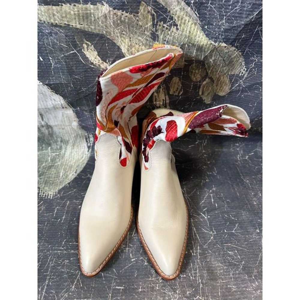 New Anthropologie Momo Embroidered Western Boots … - image 8