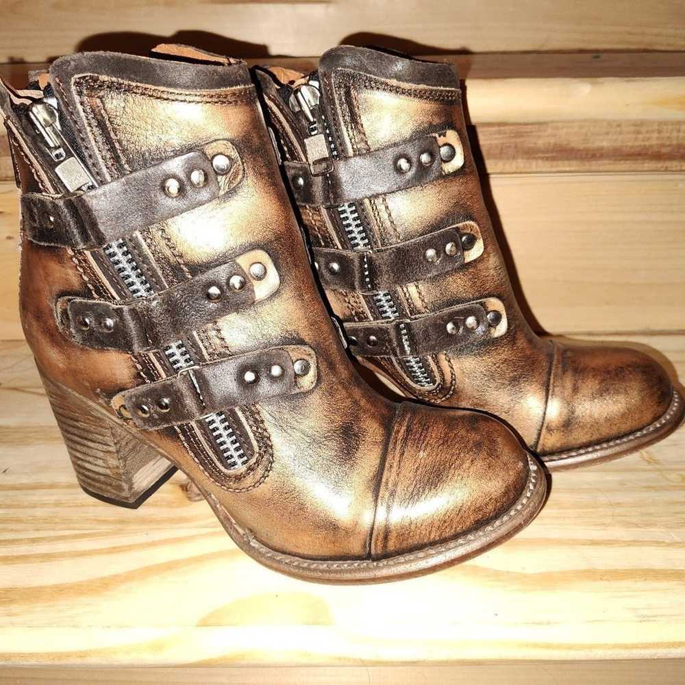 Freebird Beckett Boots Size 9 NWOB. Bronze Leathe… - image 1