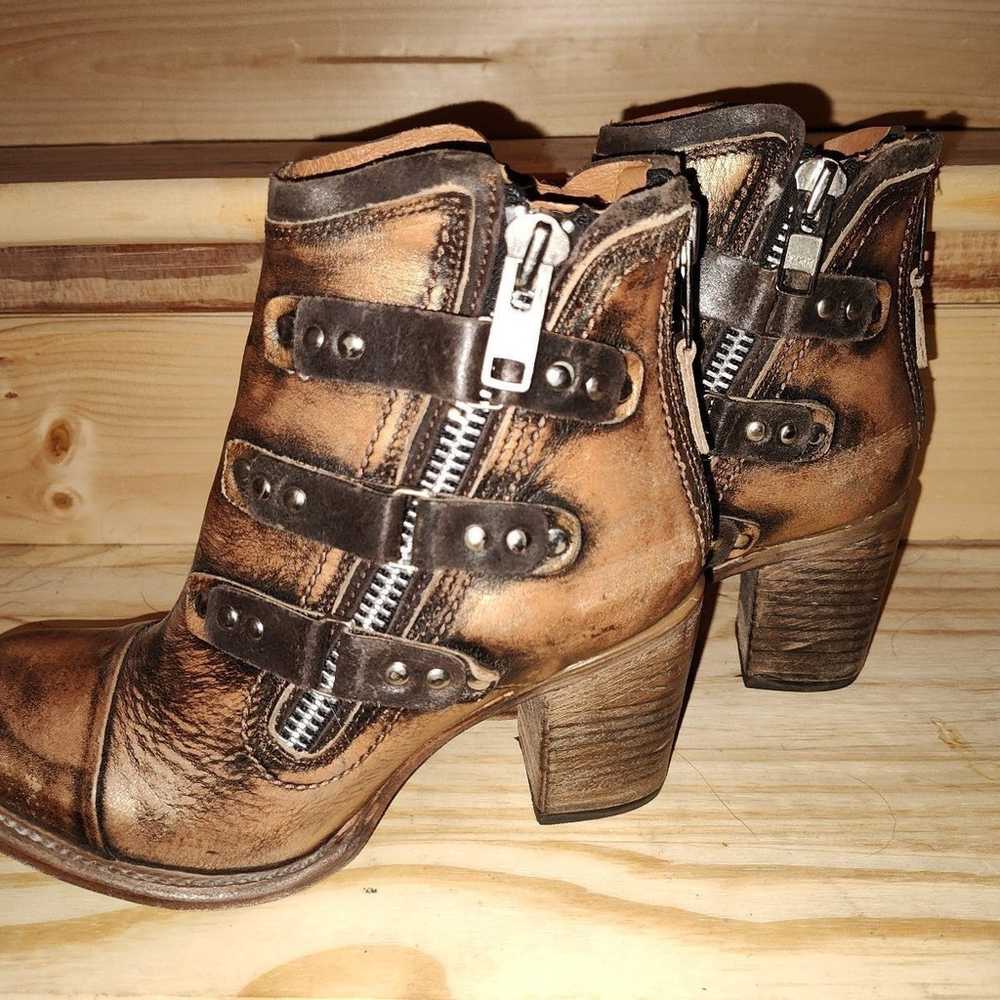 Freebird Beckett Boots Size 9 NWOB. Bronze Leathe… - image 4