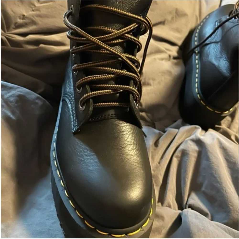 Dr. Martens 101 Smooth Leather Platform Ankle Bla… - image 2