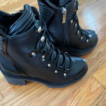 New Aquatalia Black Leather Boots