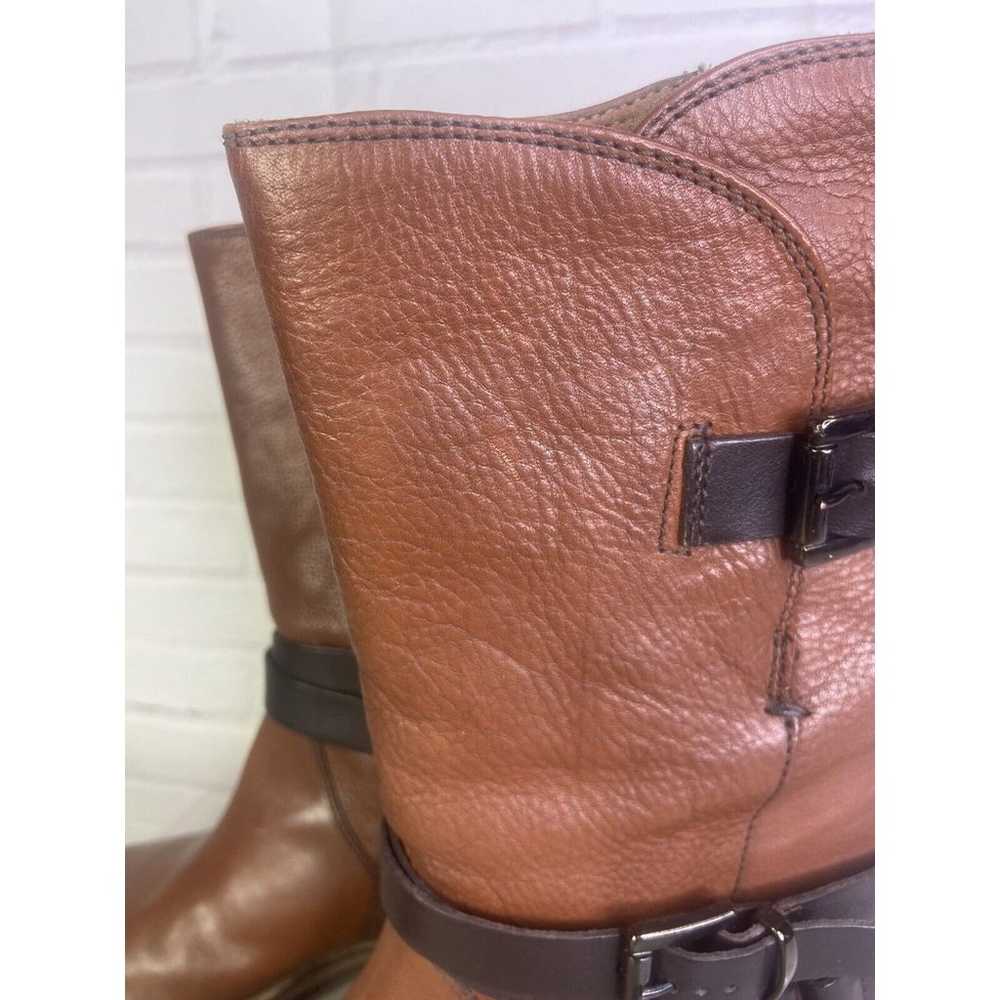 Clark's Volara Melody Rust Leather Motorcycle Boo… - image 3
