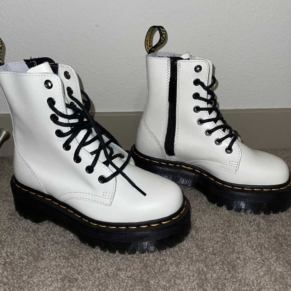 Dr. Martens Jadon Boots in White - image 2