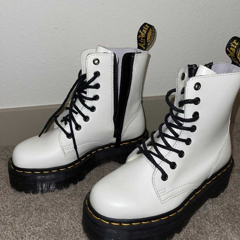 Dr. Martens Jadon Boots in White - image 3