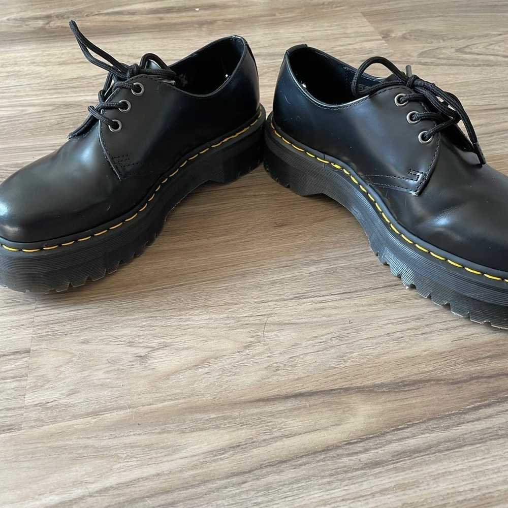 DR MARTENS 1461 Quad TC Patent Leather Platfrom Oxfords Shoes popular Women's Sz 7.