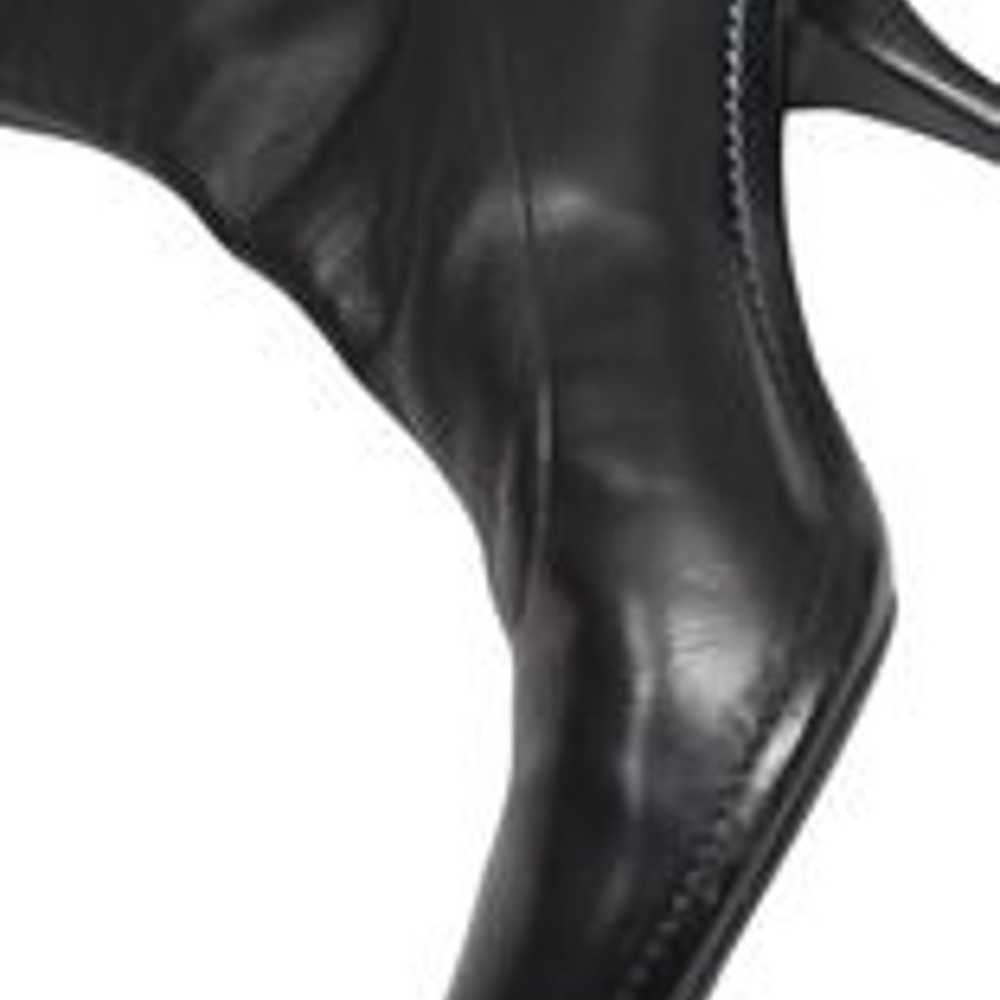 Jil Sander Black Leather Heeled Boots Size 40(9.5) - image 3