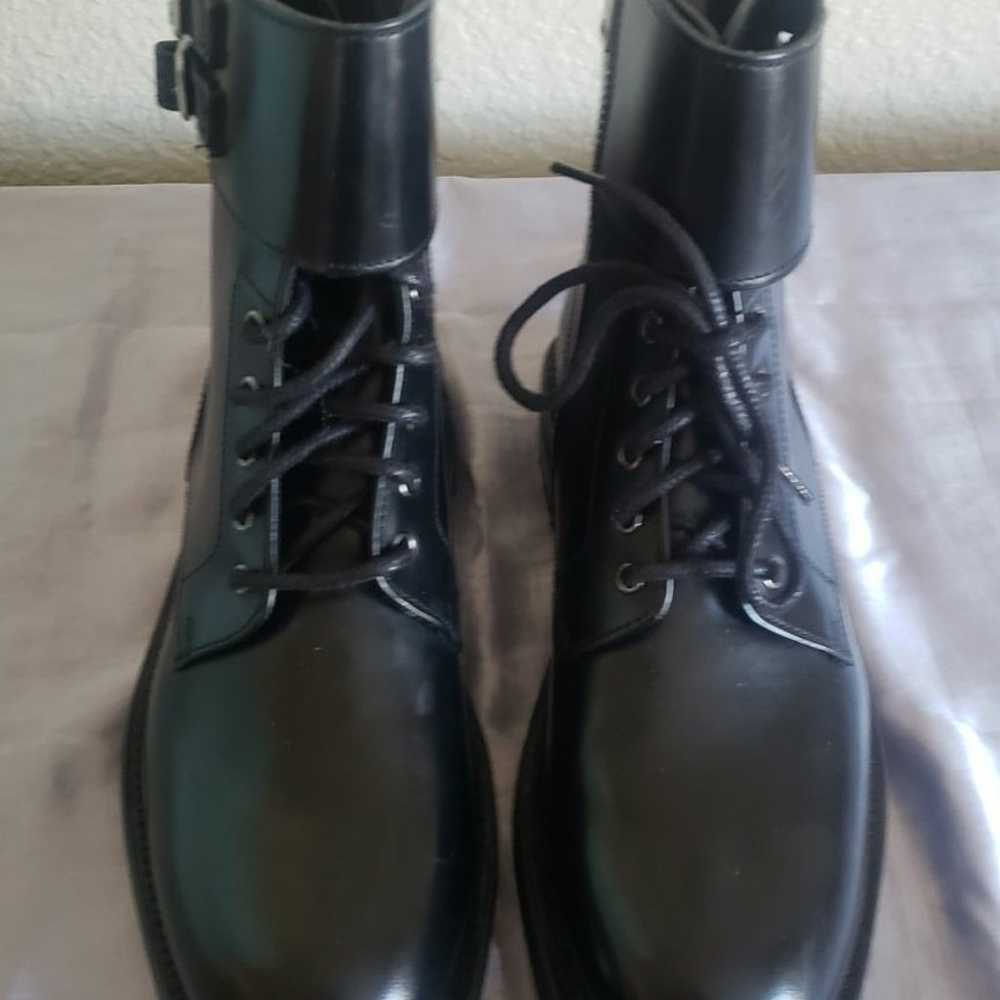 AllSaints Black Donita Combat Boots 39 - image 12