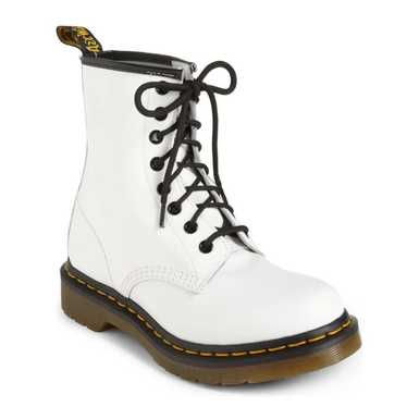 DR. MARTENS '1460 W' Boot in White Size 10 - image 1