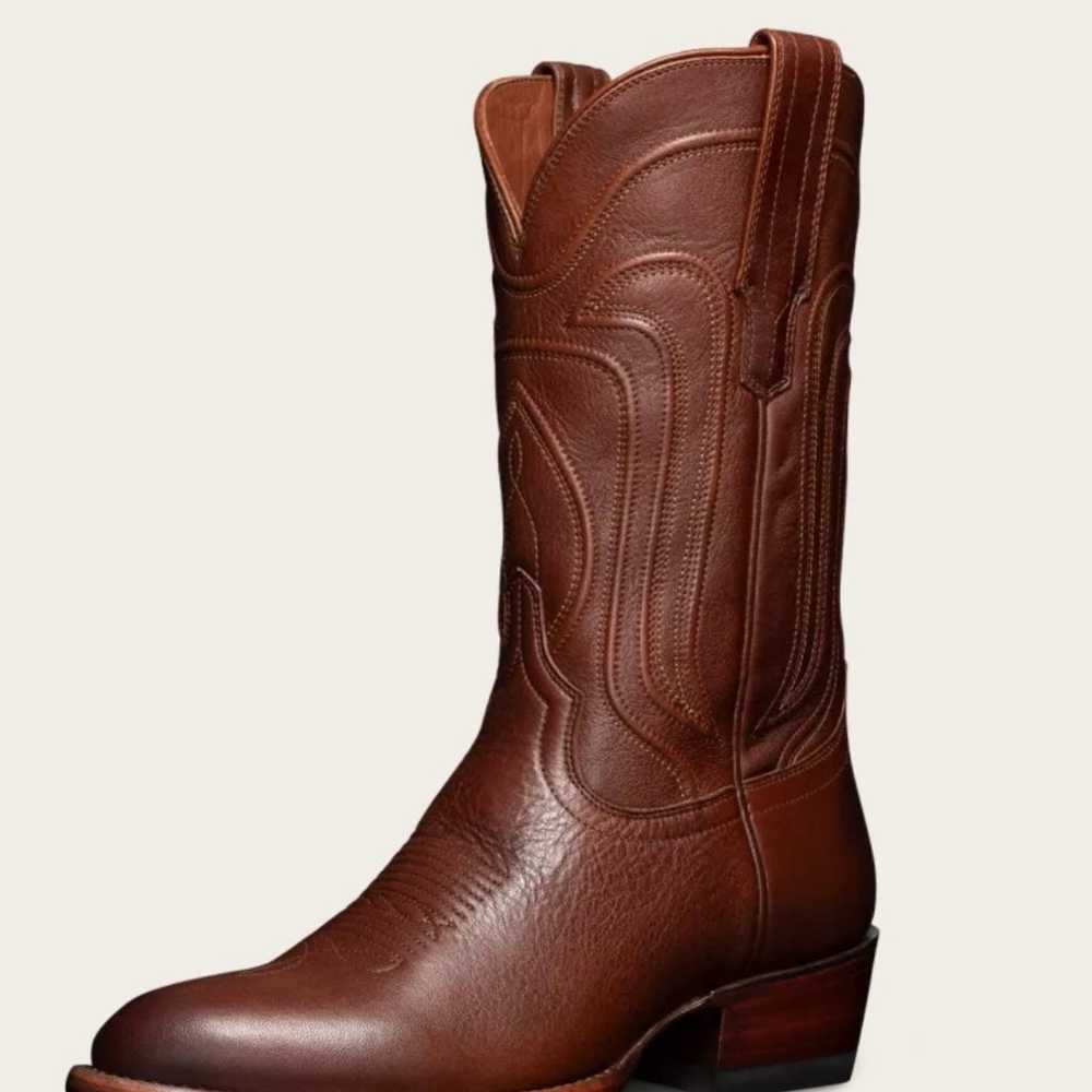 The Jamie Tecovas Brown Cowgirl Boots - image 1