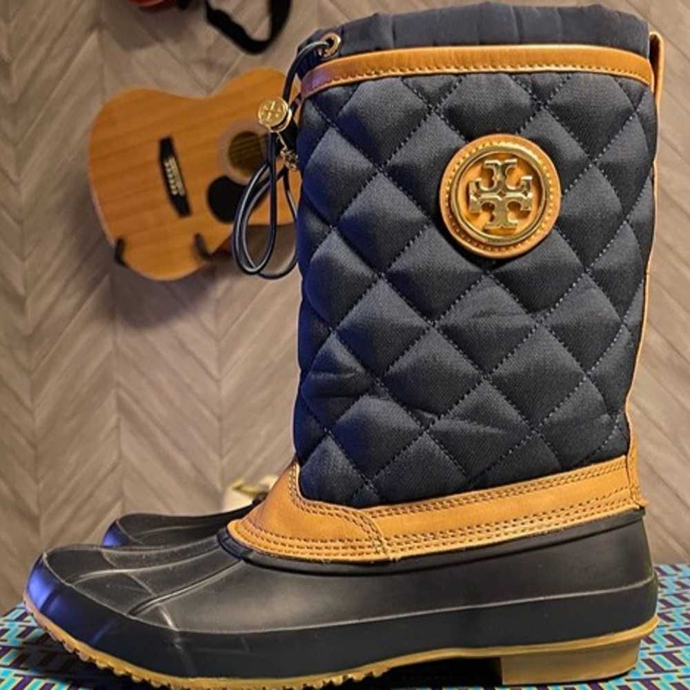 Tory Burch Denal Quilted Rain Boots - image 4